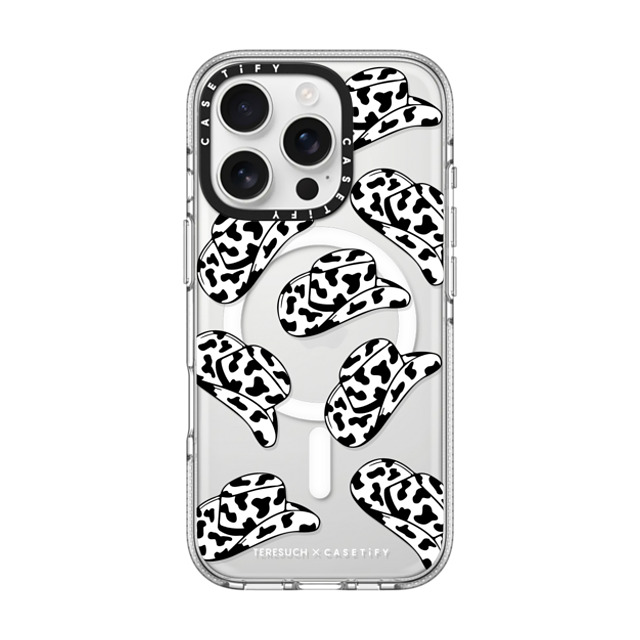 CASETiFY iPhone 16 Pro ケース クリア クリア ケース MagSafe対応 The Cowgirl tere's.