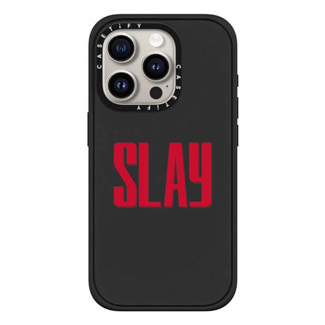 CASETiFY iPhone 15 Pro Case Matte Black Impact Case MagSafe Compatible Custom Case - slay CASETiFY iPhone 15 Pro Case Matte Black Impact Case MagSafe Compatible Custom Case - slay