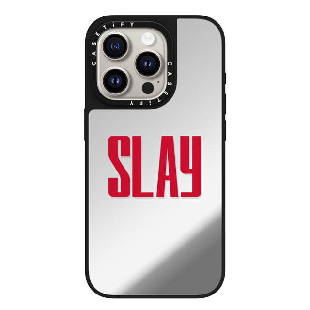 CASETiFY iPhone 15 Pro Case Silver on Black ミラーケース MagSafe対応 Custom Case - slay CASETiFY iPhone 15 Pro Case Silver on Black ミラーケース MagSafe対応 Custom Case - slay