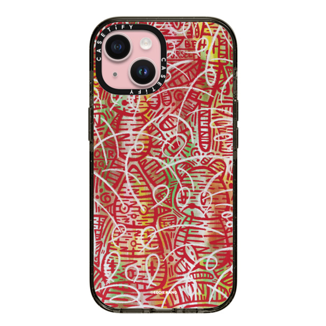 Eddie Kang x CASETiFY iPhone 15 Case Black インパクトケース MagSafe対応 Upside down (Red) Father's Day Eddie Kang x CASETiFY iPhone 15 Case Black インパクトケース MagSafe対応 Upside down (Red) Father's Day