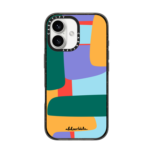 Alilscribble x CASETiFY iPhone 16 Case Geometric,Line Art Black Impact Case MagSafe Compatible Color Palette 101 by aLILscribble Father's Day Alilscribble x CASETiFY iPhone 16 Case Geometric,Line Art Black Impact Case MagSafe Compatible Color Palette 101 by aLILscribble Father's Day