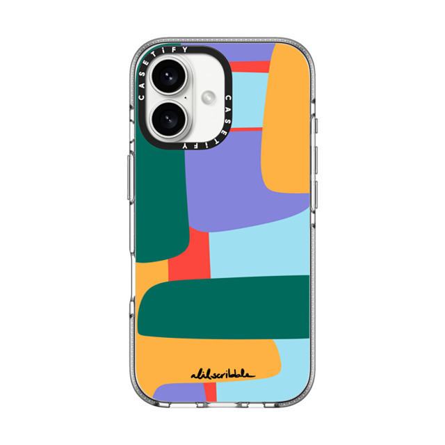 Alilscribble x CASETiFY iPhone 16 Case Geometric,Line Art クリア クリア ケース MagSafe対応 Color Palette 101 by aLILscribble Father's Day Alilscribble x CASETiFY iPhone 16 Case Geometric,Line Art クリア クリア ケース MagSafe対応 Color Palette 101 by aLILscribble Father's Day
