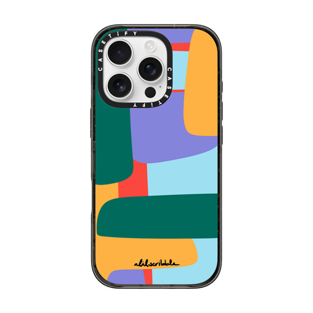 Alilscribble x CASETiFY iPhone 16 Pro Case Geometric,Line Art Black Impact Case MagSafe Compatible Color Palette 101 by aLILscribble Father's Day Alilscribble x CASETiFY iPhone 16 Pro Case Geometric,Line Art Black Impact Case MagSafe Compatible Color Palette 101 by aLILscribble Father's Day