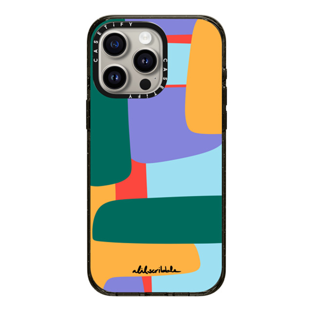 Alilscribble x CASETiFY iPhone 15 Pro Max Case Geometric,Line Art Black Impact Case MagSafe Compatible Color Palette 101 by aLILscribble Father's Day Alilscribble x CASETiFY iPhone 15 Pro Max Case Geometric,Line Art Black Impact Case MagSafe Compatible Color Palette 101 by aLILscribble Father's Day