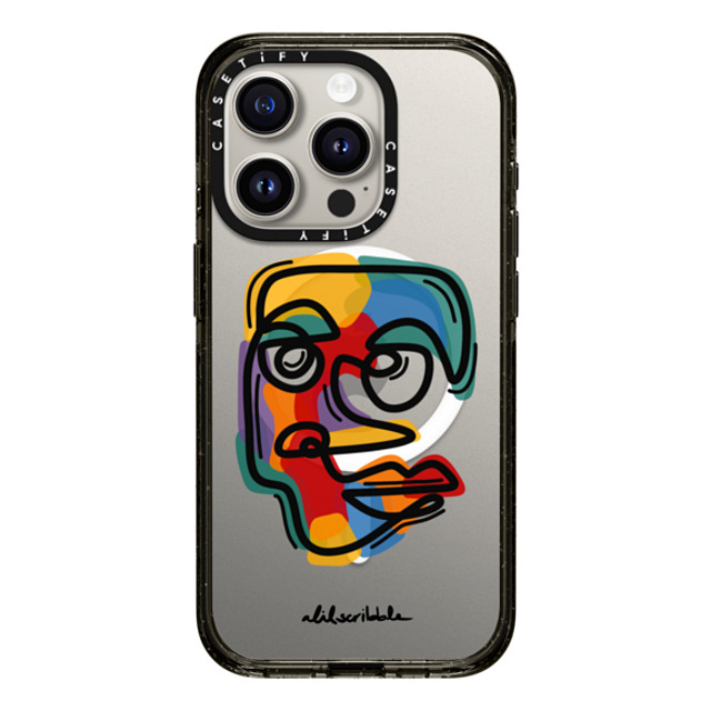 Alilscribble x CASETiFY iPhone 15 Pro Case Geometric,Line Art Black Impact Case MagSafe Compatible Faces by aLILscribble Father's Day Alilscribble x CASETiFY iPhone 15 Pro Case Geometric,Line Art Black Impact Case MagSafe Compatible Faces by aLILscribble Father's Day