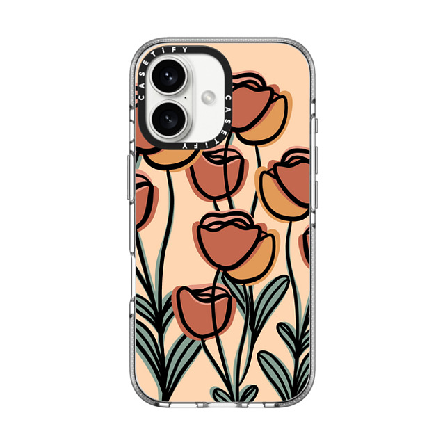 Alilscribble x CASETiFY iPhone 16 ケース Floral,Geometric クリア クリア ケース MagSafe対応 A Flower For You by aLILscribble Father's Day Alilscribble x CASETiFY iPhone 16 ケース Floral,Geometric クリア クリア ケース MagSafe対応 A Flower For You by aLILscribble Father's Day
