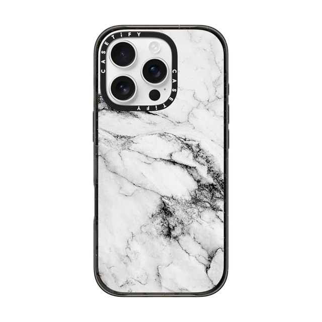 CASETiFY iPhone 16 Pro ケース ブラック インパクトケース MagSafe対応 Minimalism,Monochrome Minimalism,Monochrome Black and White Marble Father's Day CASETiFY iPhone 16 Pro ケース ブラック インパクトケース MagSafe対応 Minimalism,Monochrome Minimalism,Monochrome Black and White Marble Father's Day