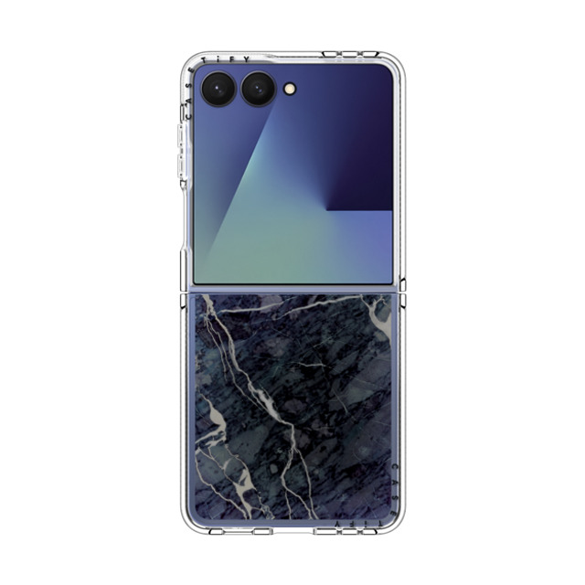 CASETiFY Galaxy Z Flip7 Case クリア マグネット式 クリアケース Pattern,Chrome Chrome,Minimalism,Monochrome,Pattern Blue Stone Marble New iPhone CASETiFY Galaxy Z Flip7 Case クリア マグネット式 クリアケース Pattern,Chrome Chrome,Minimalism,Monochrome,Pattern Blue Stone Marble New iPhone