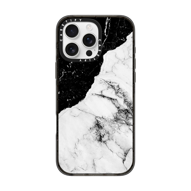 CASETiFY iPhone 16 Pro Max Case Black Impact Case MagSafe Compatible Minimalism,Monochrome Minimalism,Monochrome Black and White Contrast Marble Back to School CASETiFY iPhone 16 Pro Max Case Black Impact Case MagSafe Compatible Minimalism,Monochrome Minimalism,Monochrome Black and White Contrast Marble Back to School