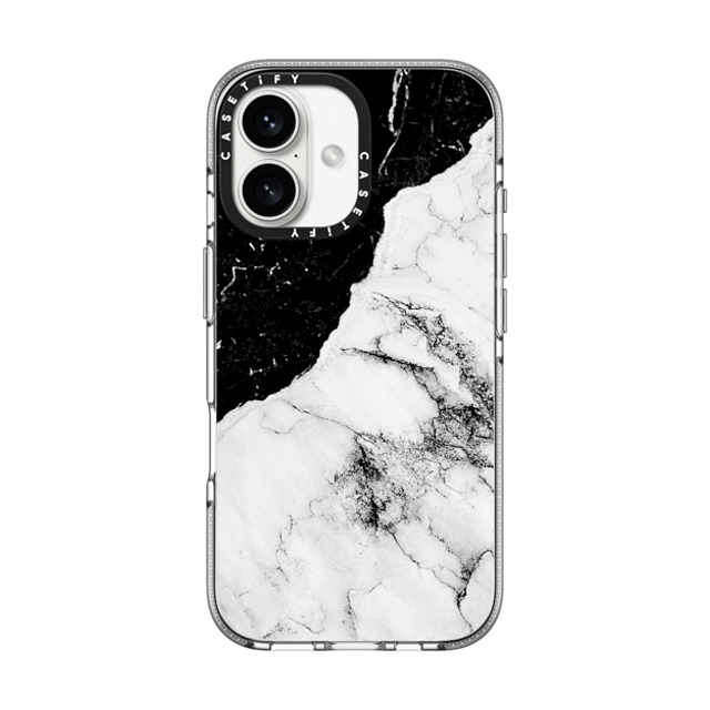CASETiFY iPhone 16 ケース クリア クリア ケース MagSafe対応 Minimalism,Monochrome Minimalism,Monochrome Black and White Contrast Marble Back to School CASETiFY iPhone 16 ケース クリア クリア ケース MagSafe対応 Minimalism,Monochrome Minimalism,Monochrome Black and White Contrast Marble Back to School