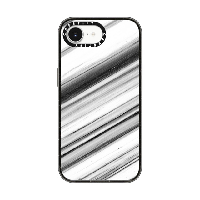 CASETiFY iPhone 16e ケース ブラック インパクトケース MagSafe対応 Black and White Stripe Marble marblous Back to School CASETiFY iPhone 16e ケース ブラック インパクトケース MagSafe対応 Black and White Stripe Marble marblous Back to School