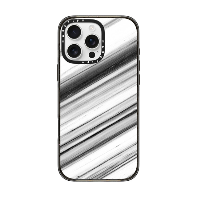 CASETiFY iPhone 16 Pro Max ケース ブラック インパクトケース MagSafe対応 Black and White Stripe Marble marblous Back to School CASETiFY iPhone 16 Pro Max ケース ブラック インパクトケース MagSafe対応 Black and White Stripe Marble marblous Back to School