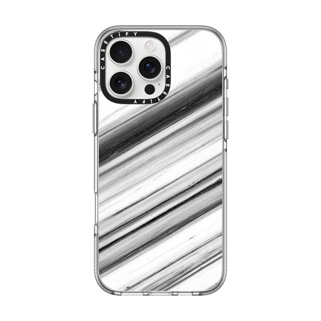 CASETiFY iPhone 16 Pro Max ケース クリア クリア ケース MagSafe対応 Black and White Stripe Marble marblous Back to School CASETiFY iPhone 16 Pro Max ケース クリア クリア ケース MagSafe対応 Black and White Stripe Marble marblous Back to School