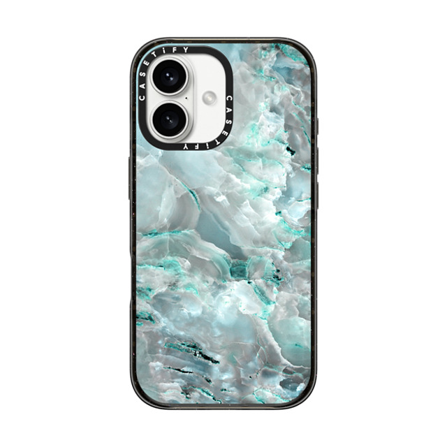 CASETiFY iPhone 16 Case ブラック インパクトケース Pattern,Minimalism Pattern,Minimalism Teal Onyx Marble New iPhone CASETiFY iPhone 16 Case ブラック インパクトケース Pattern,Minimalism Pattern,Minimalism Teal Onyx Marble New iPhone