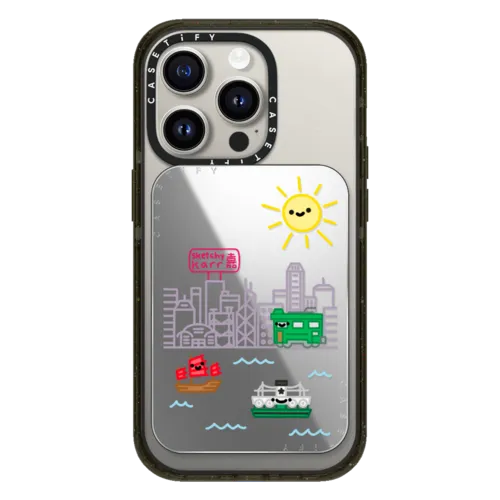 Snappy Cardholder Stand - Hong Kong Skyline