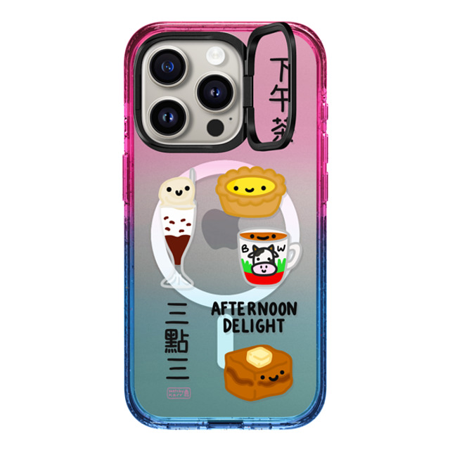sketchykarr x CASETiFY iPhone 15 Pro Case Cartoon,Food Cotton Candy Impact Ring Stand Case MagSafe Compatible afternoon tea by sketchykarr sketchykarr x CASETiFY iPhone 15 Pro Case Cartoon,Food Cotton Candy Impact Ring Stand Case MagSafe Compatible afternoon tea by sketchykarr