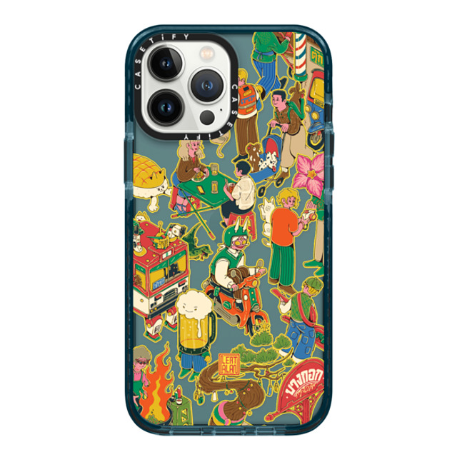AlanlertNuttee x CASETiFY iPhone 13 Pro Max Case Pacific Blue インパクトケース The Night Market Mother's Day AlanlertNuttee x CASETiFY iPhone 13 Pro Max Case Pacific Blue インパクトケース The Night Market Mother's Day