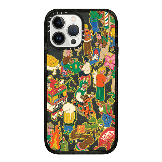 AlanlertNuttee x CASETiFY iPhone 13 Pro Max Case Black (Glitter) インパクトケース The Night Market Mother's Day AlanlertNuttee x CASETiFY iPhone 13 Pro Max Case Black (Glitter) インパクトケース The Night Market Mother's Day