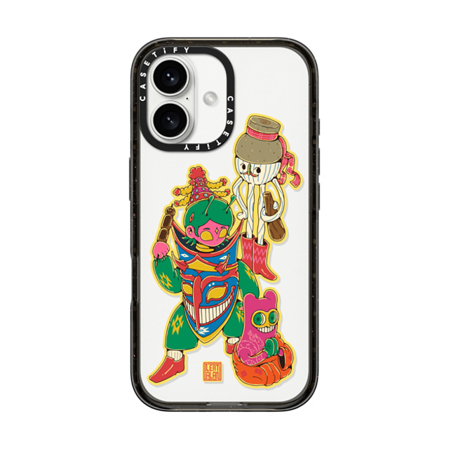 AlanlertNuttee x CASETiFY iPhone 16 ケース ブラック インパクトケース The Walking Street