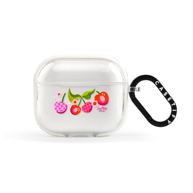 Jess Miller Draws x CASETiFY AirPods(第3世代) Y2K フロスト インパクトケース Checkered Cherries Back to School Jess Miller Draws x CASETiFY AirPods(第3世代) Y2K フロスト インパクトケース Checkered Cherries Back to School