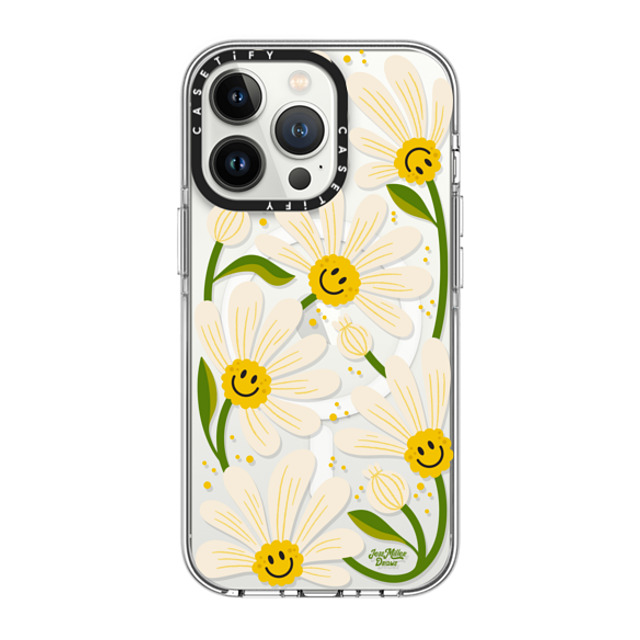 Jess Miller Draws x CASETiFY iPhone 13 Pro Case Floral,Nature Clear Clear Case MagSafe Compatible 90s Daisy Mother's Day Jess Miller Draws x CASETiFY iPhone 13 Pro Case Floral,Nature Clear Clear Case MagSafe Compatible 90s Daisy Mother's Day