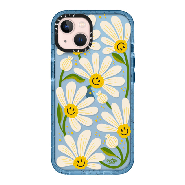 Jess Miller Draws x CASETiFY iPhone 13 Case Floral,Nature ベイビーブルー Impact Case 90s Daisy Mother's Day Jess Miller Draws x CASETiFY iPhone 13 Case Floral,Nature ベイビーブルー Impact Case 90s Daisy Mother's Day