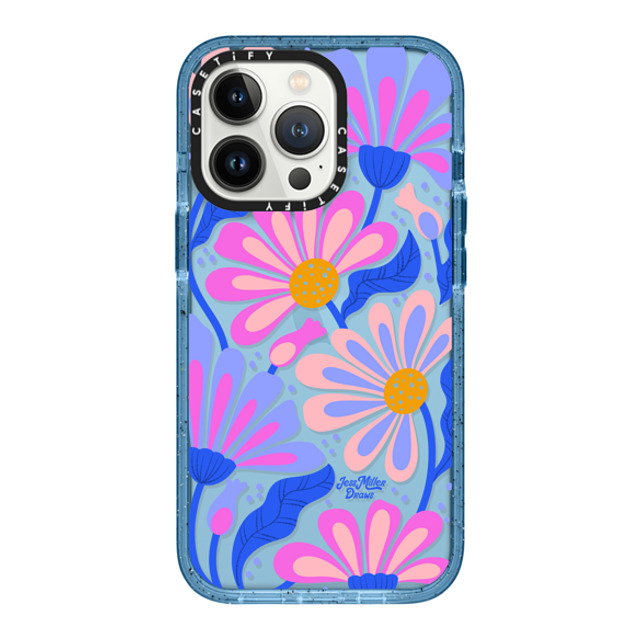 Jess Miller Draws x CASETiFY iPhone 13 Pro Case Summer,Floral ベイビーブルー インパクトケース Mystic Daisy Mother's Day Jess Miller Draws x CASETiFY iPhone 13 Pro Case Summer,Floral ベイビーブルー インパクトケース Mystic Daisy Mother's Day