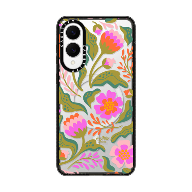 Jess Miller Draws x CASETiFY Galaxy S25 Edge ケース Summer,Floral ブラック マグネット式 インパクトケース Mystic Blooms New iPhone Jess Miller Draws x CASETiFY Galaxy S25 Edge ケース Summer,Floral ブラック マグネット式 インパクトケース Mystic Blooms New iPhone