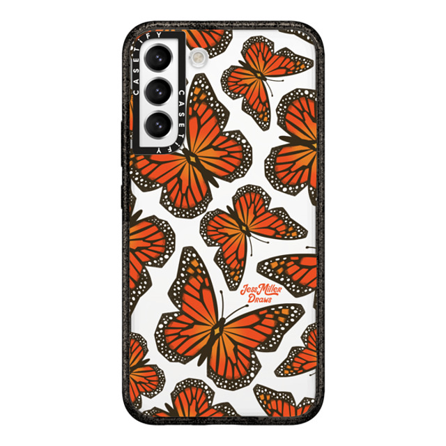 Jess Miller Draws x CASETiFY Galaxy S22+ �P�[�X Butterfly,Nature �u���b�N �C���p�N�g�P�[�X Mariposa