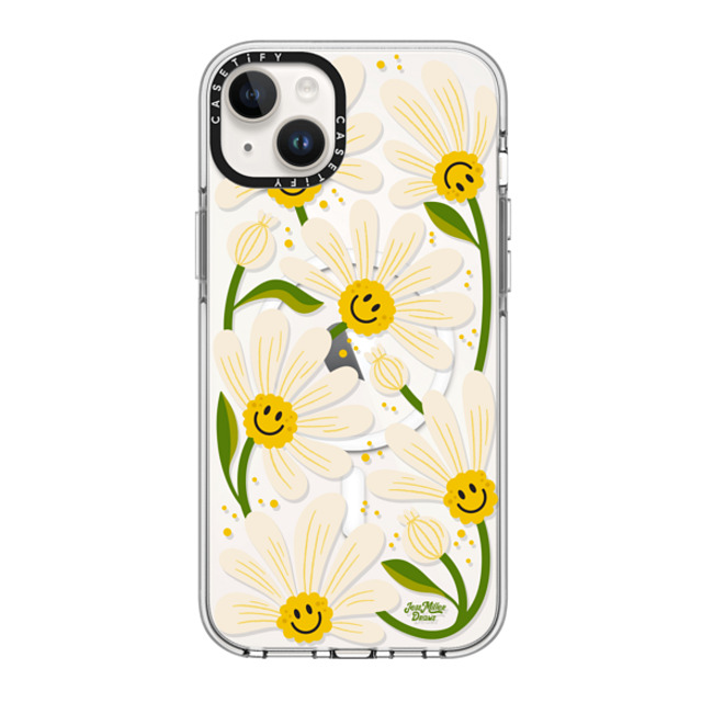 Jess Miller Draws x CASETiFY iPhone 14 Plus ケース Floral,Nature クリア クリア ケース MagSafe対応 90s Daisy Father's Day Jess Miller Draws x CASETiFY iPhone 14 Plus ケース Floral,Nature クリア クリア ケース MagSafe対応 90s Daisy Father's Day