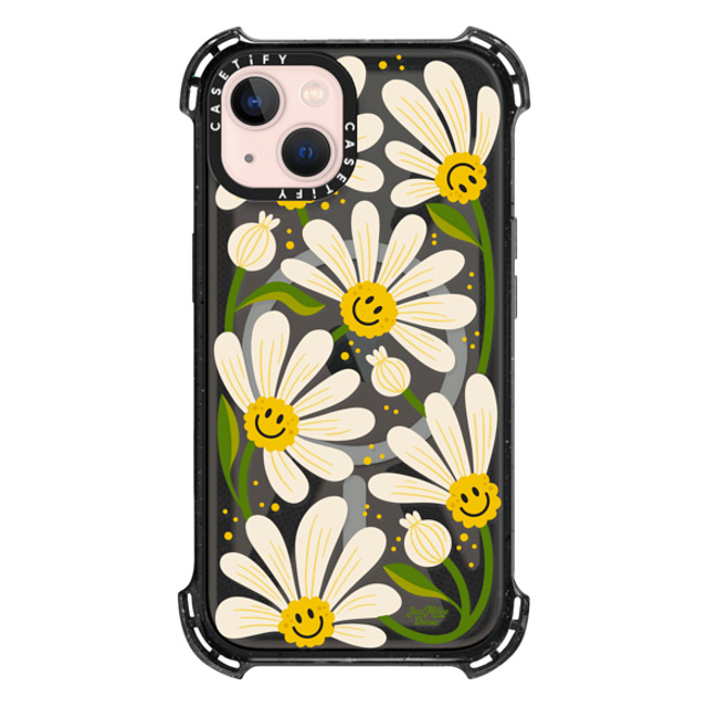 Jess Miller Draws x CASETiFY iPhone 13 ケース Floral,Nature Triple Black バウンスケース 90s Daisy Father's Day Jess Miller Draws x CASETiFY iPhone 13 ケース Floral,Nature Triple Black バウンスケース 90s Daisy Father's Day