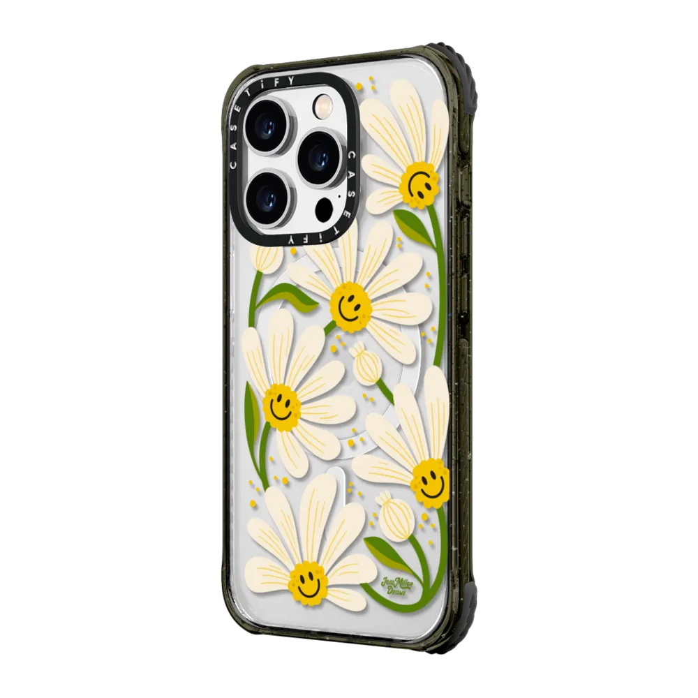 Impact iPhone 14 Pro Case MagSafe Compatible - 90s Daisy