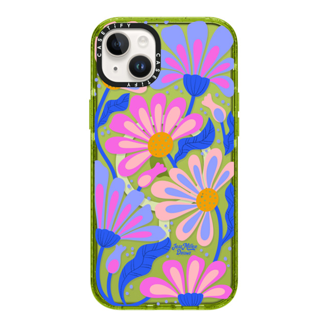 Jess Miller Draws x CASETiFY iPhone 14 Plus ケース Summer,Floral Kiwi インパクトケース MagSafe対応 Mystic Daisy Father's Day Jess Miller Draws x CASETiFY iPhone 14 Plus ケース Summer,Floral Kiwi インパクトケース MagSafe対応 Mystic Daisy Father's Day