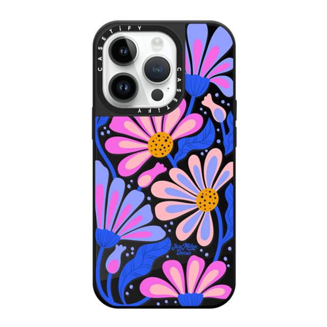 Jess Miller Draws x CASETiFY iPhone 14 Pro Case Summer,Floral Black on Black ミラーケース MagSafe対応 Mystic Daisy Mother's Day Jess Miller Draws x CASETiFY iPhone 14 Pro Case Summer,Floral Black on Black ミラーケース MagSafe対応 Mystic Daisy Mother's Day