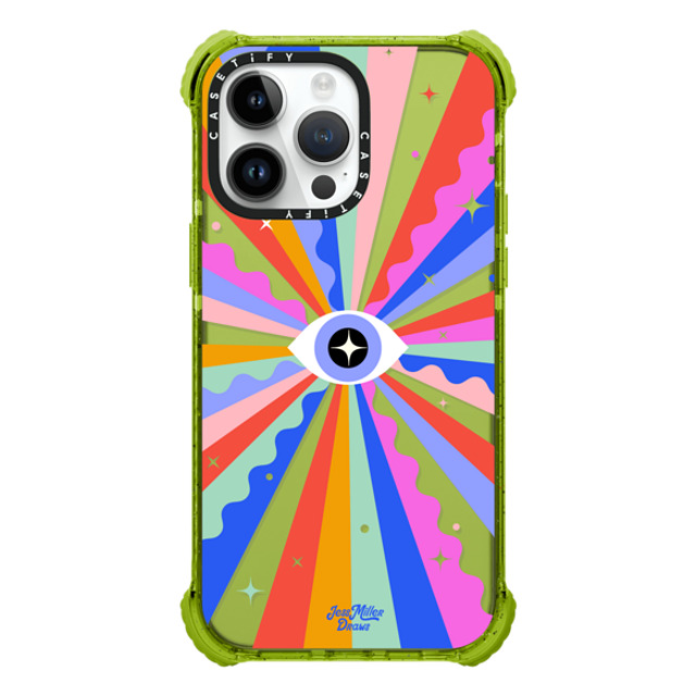 Jess Miller Draws x CASETiFY iPhone 14 Pro Max Case Kiwi ウルトラインパクトケース Mystic Eye Jess Miller Draws x CASETiFY iPhone 14 Pro Max Case Kiwi ウルトラインパクトケース Mystic Eye