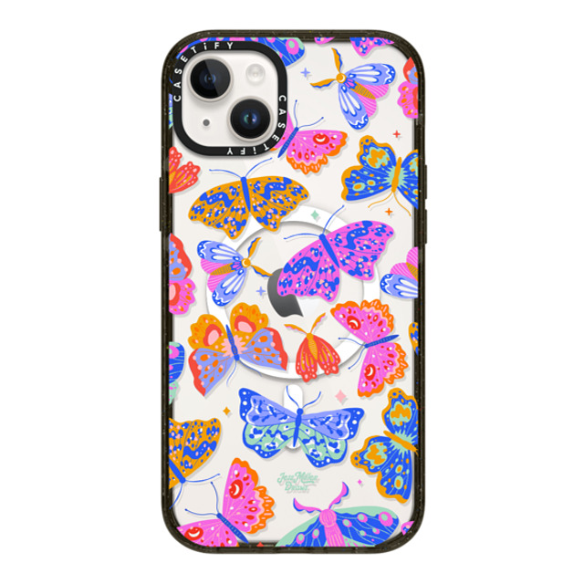 Jess Miller Draws x CASETiFY iPhone 14 Plus ケース Butterfly,Nature ブラック インパクトケース MagSafe対応 Mystic Moth Father's Day Jess Miller Draws x CASETiFY iPhone 14 Plus ケース Butterfly,Nature ブラック インパクトケース MagSafe対応 Mystic Moth Father's Day