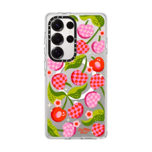 Galaxy S25 Ultra - Checkered Cherries