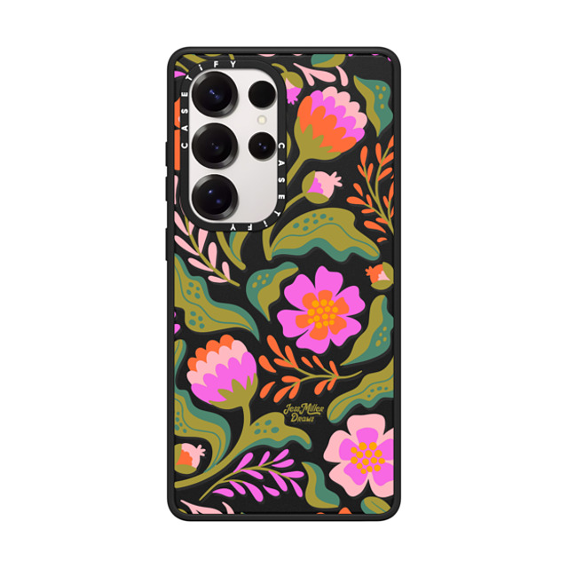 Jess Miller Draws x CASETiFY Galaxy S25 Ultra ケース Summer,Floral マットブラック マグネット式 インパクトケース Mystic Blooms New iPhone Jess Miller Draws x CASETiFY Galaxy S25 Ultra ケース Summer,Floral マットブラック マグネット式 インパクトケース Mystic Blooms New iPhone