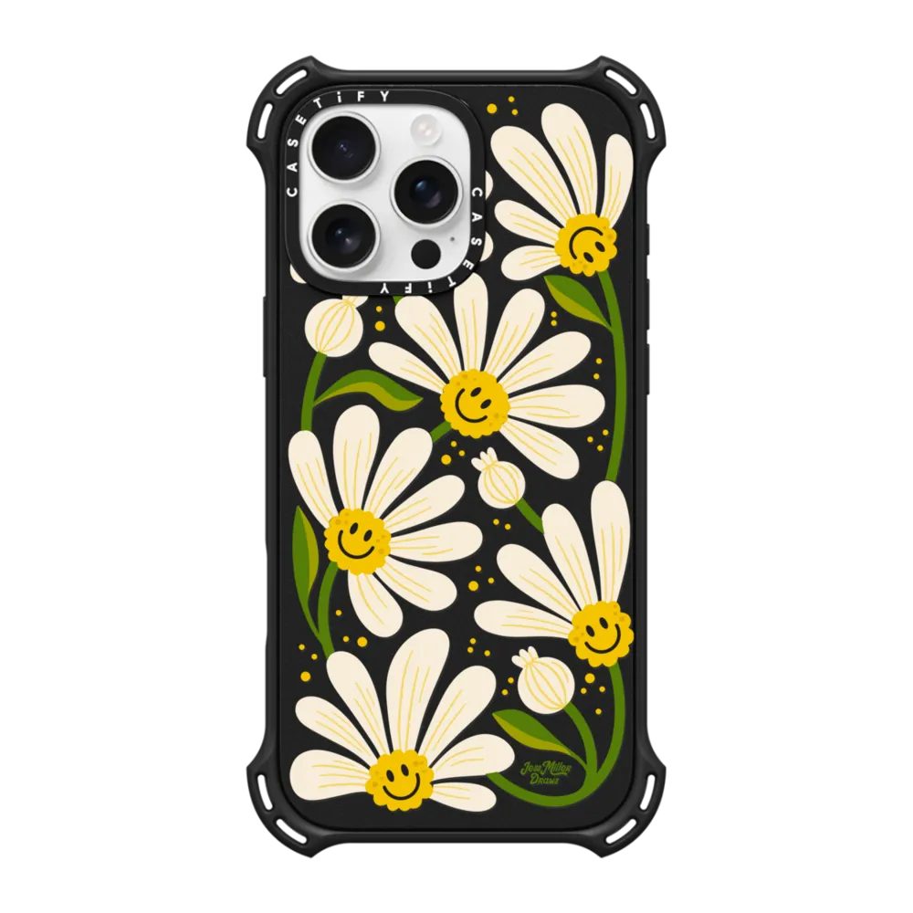 Bounce iPhone 16 Pro Max Case MagSafe Compatible - 90s Daisy