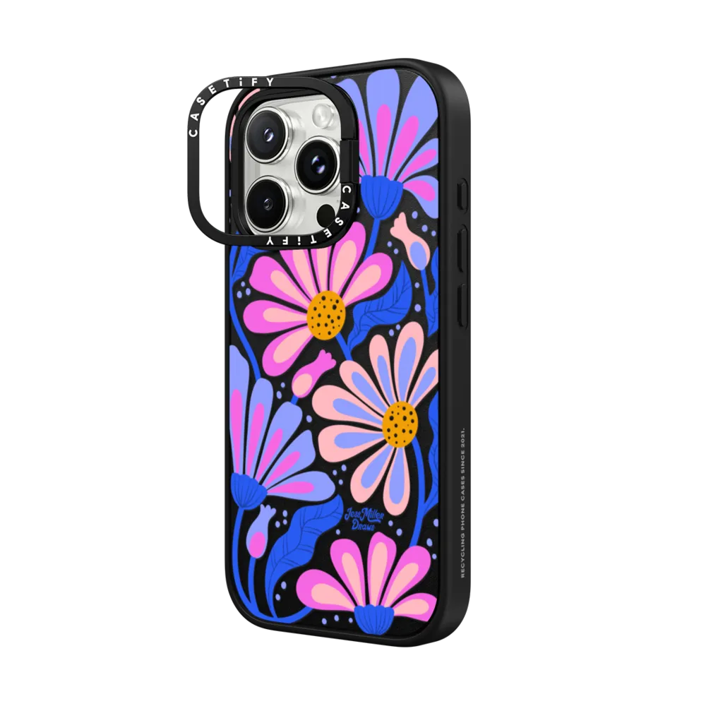Impact Ring Stand iPhone 16 Pro Max Case MagSafe Compatible - Mystic Daisy