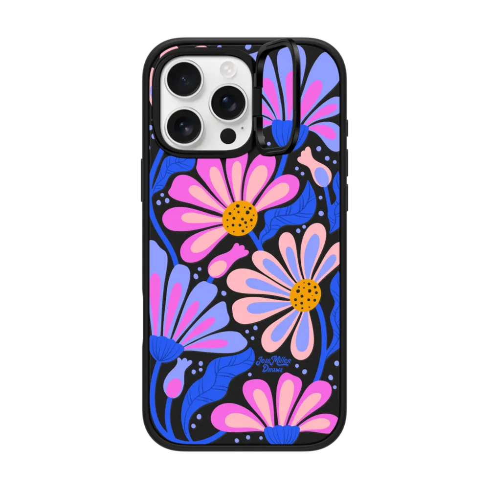 Impact Ring Stand iPhone 16 Pro Max Case MagSafe Compatible - Mystic Daisy