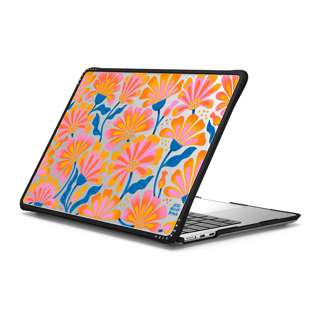 Jess Miller Draws x CASETiFY MacBook Air 13-inch (2022 / 2024) ブラック インパクト ケース Lazy Daisy