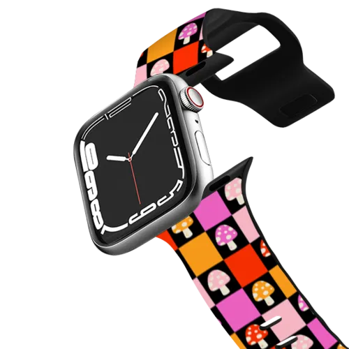 Apple Watch Series 7-9 (45mm) - Checkered Mushrooms