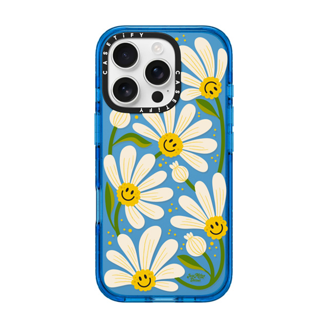 Jess Miller Draws x CASETiFY iPhone 16 Pro Case Floral,Nature スカイブルー インパクトケース 90s Daisy Mother's Day Jess Miller Draws x CASETiFY iPhone 16 Pro Case Floral,Nature スカイブルー インパクトケース 90s Daisy Mother's Day