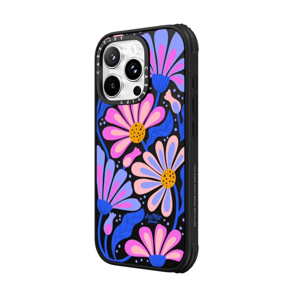 Ultra Impact iPhone 16 Pro Case MagSafe Compatible - Mystic Daisy