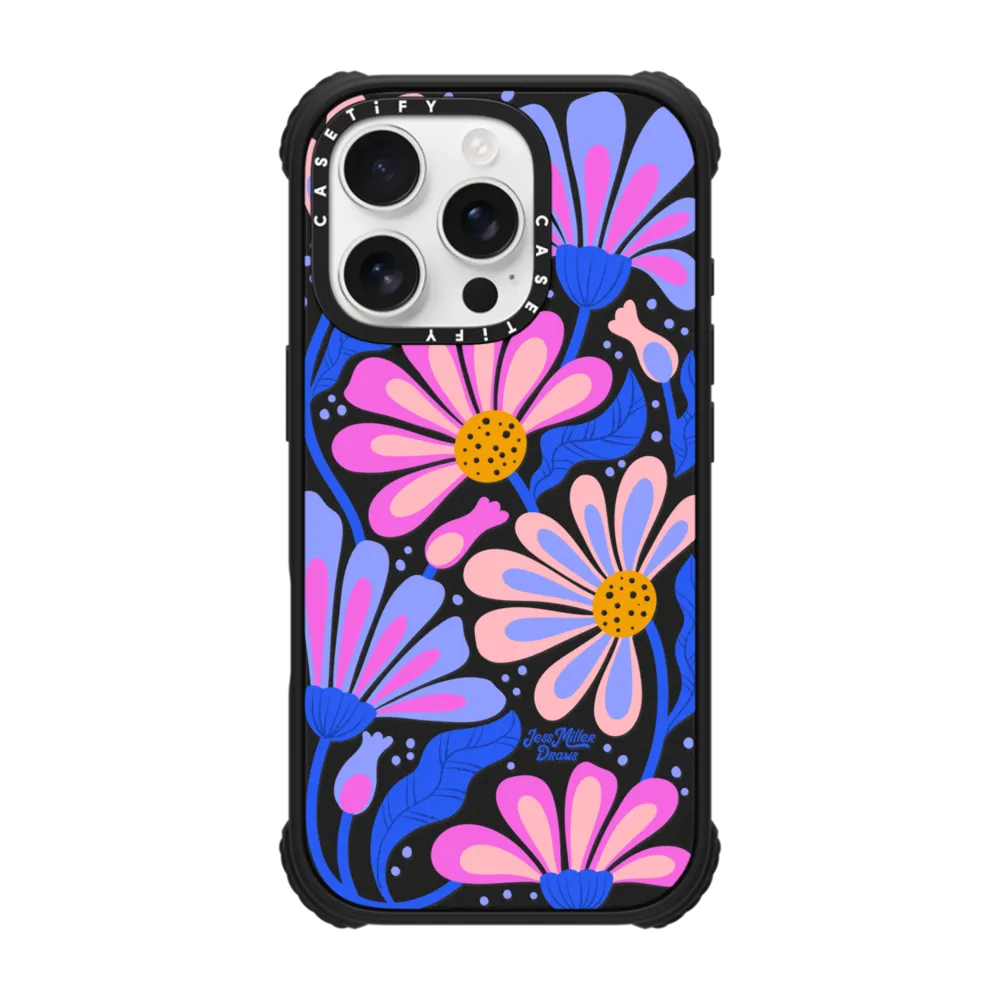 Ultra Impact iPhone 16 Pro Case MagSafe Compatible - Mystic Daisy