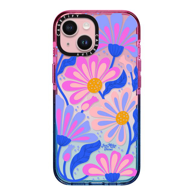 Jess Miller Draws x CASETiFY iPhone 15 Case Summer,Floral Cotton Candy Impact Case Mystic Daisy Back to School Jess Miller Draws x CASETiFY iPhone 15 Case Summer,Floral Cotton Candy Impact Case Mystic Daisy Back to School