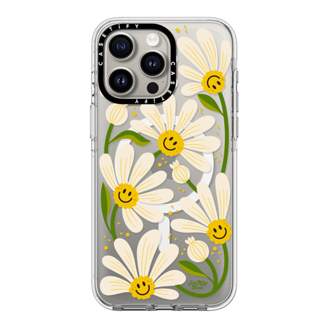 Jess Miller Draws x CASETiFY iPhone 15 Pro Max ケース クリア クリア ケース MagSafe対応 90s Daisy