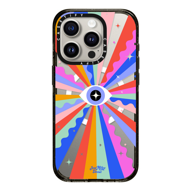 Jess Miller Draws x CASETiFY iPhone 15 Pro Case Pattern,Surrealism Black Impact Case MagSafe Compatible Mystic Eye Mother's Day Jess Miller Draws x CASETiFY iPhone 15 Pro Case Pattern,Surrealism Black Impact Case MagSafe Compatible Mystic Eye Mother's Day