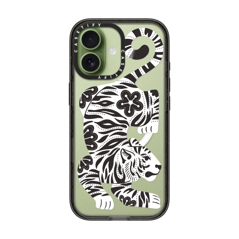 Impact iPhone 17 Case MagSafe Compatible - Silver Tiger